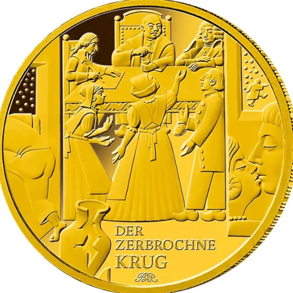 100 Euro Der zerbrochene Krug Goldmünze 2024