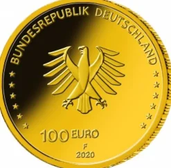 100 Euro - Einigkeit - Säulen der Demokratie Goldmünze 2020