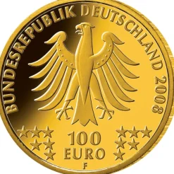 100 Euro - Goslar - Goldmünze 2008 +Box +COA