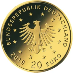 20 Euro - Heimische Vögel - Wanderfalke - Gold 2019