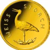 20 Euro - Heimische Vögel - Weisstorch - Gold 2020 +COA