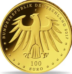 100 Euro - Luthergedenkstätten Wittenberg - Goldmünze 2017