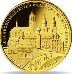 100 Euro - Luthergedenkstätten Wittenberg - Goldmünze 2017