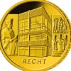 100 Euro - Recht - Säulen der Demokratie Goldmünze 2021