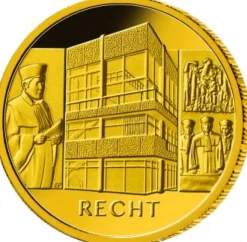 100 Euro - Recht - Säulen der Demokratie Goldmünze 2021
