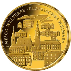 100 Euro - Weimar - Goldmünze 2006 +Box +COA