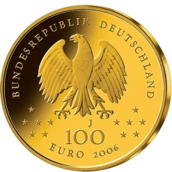 100 Euro - Weimar - Goldmünze 2006 +Box +COA