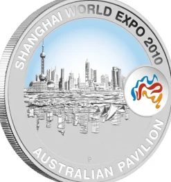 Expo Shanghai - Citycape - 1 Oz Silber 2010*