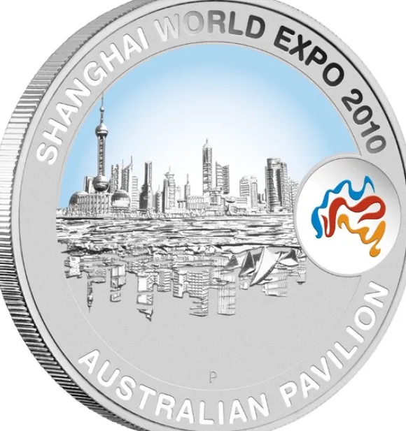 Expo Shanghai - Citycape - 1 Oz Silber 2010*