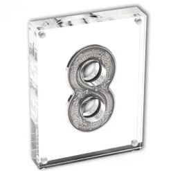 Figure Eight - Dragon - 2 Oz Silber Antik finish 2018 *