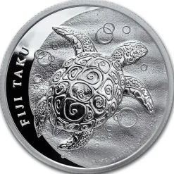 Fiji Taku Schildkröte 1 Oz Silber 2013*