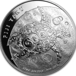 Fiji Taku Schildkröte 5 Oz Silber 2011*-