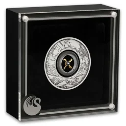 First Flight Eng to Aus 2 oz Antik Silber 2019*