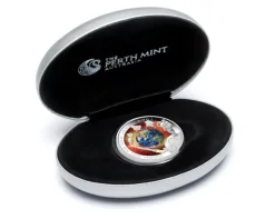 First Man on the Moon - 1 Unze Silber 2009 Proof +Box+COA*