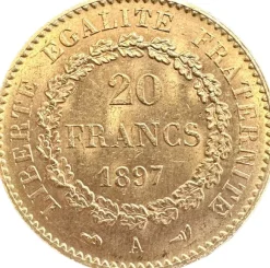 Frankreich 20 Francs Stehender Engel Goldmünze diverse Jahrgänge