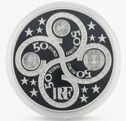 Frankreich 1. Geburtstag des Euro 1 KG Silber 2003 + Box + COA*