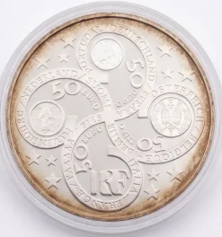 Frankreich 1 KG Silber Geburtstag Europa ohne Box ohne Zertifikat - B-Ware*