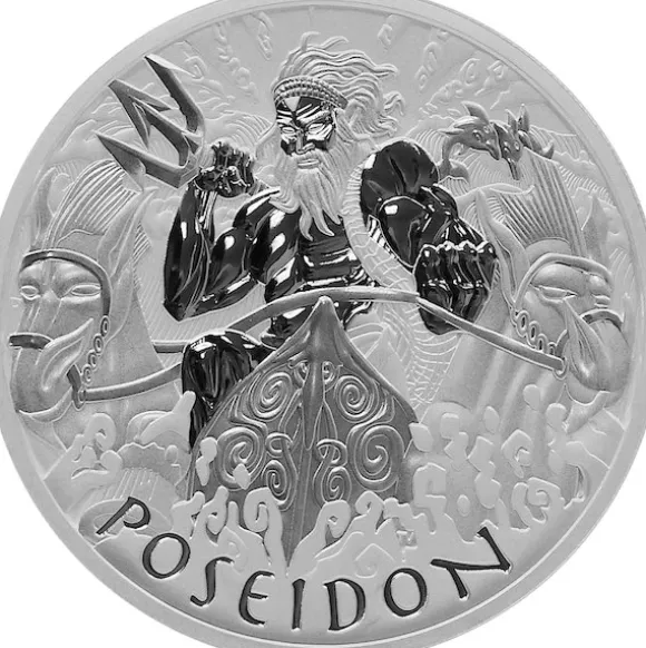 Gods of Olympus - Poseidon - 1 Unze Silber 2021*