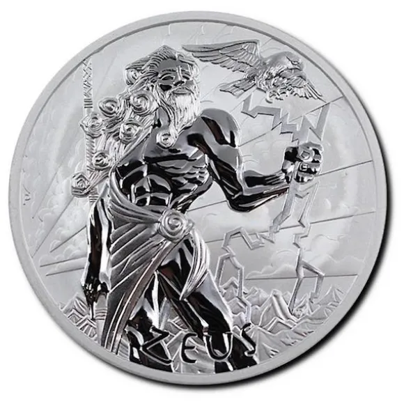 Gods of Olympus - Zeus - 1 Unze Silber 2020*