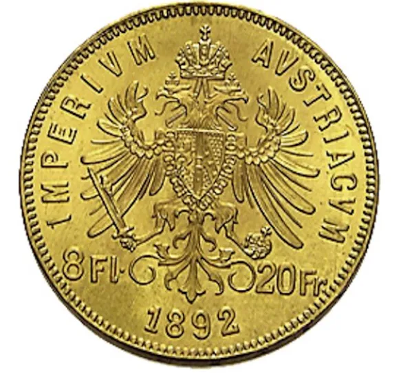 Gold 8 Florin Goldgulden (Österreich)