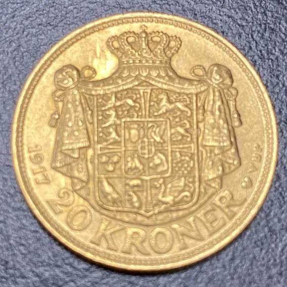 Gold 20 Kr Christian X Dänemark