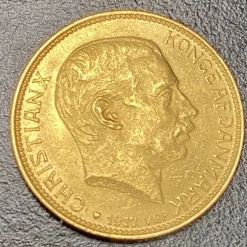 Gold 20 Kr Christian X Dänemark