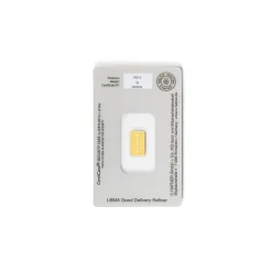 2 Gramm Goldbarren C. Hafner geprägt