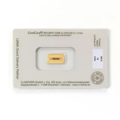 1 Gramm Goldbarren C. Hafner geprägt