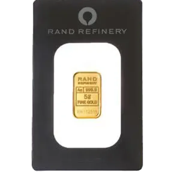 5 Gramm Goldbarren Elefant Rand Refinery