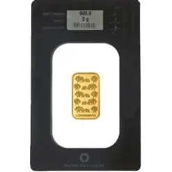 5 Gramm Goldbarren Elefant Rand Refinery