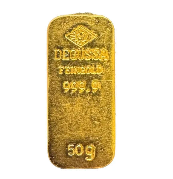 50 Gramm Goldbarren LBMA - verschiedene Hersteller