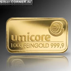 100 Gramm Goldbarren LBMA zertifiziert
