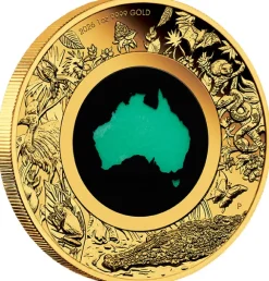 Great Souther Land Chrysoprase 1 Oz Gold Proof 2026 +Box +COA