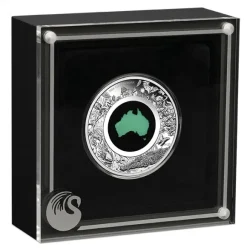 Great Southern Land - Chrysoprase - 1 Unze Silber 2024*