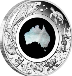 Great Southern Land - Mother of Pearl - 1 Oz Silber Proof 2021 +Box +COA*