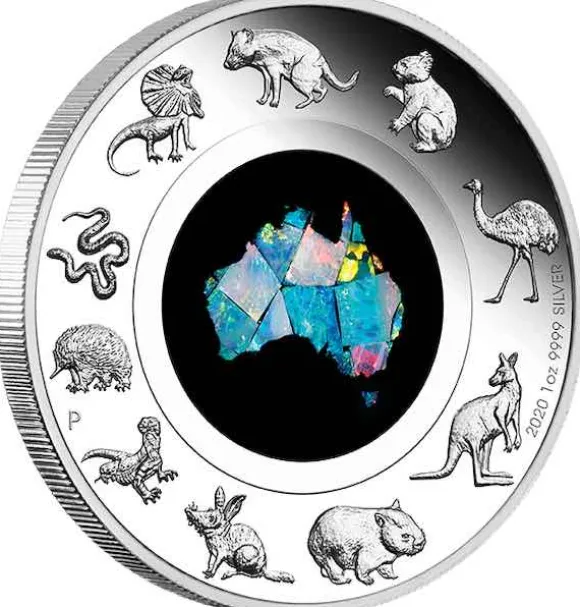 Great Southern Land 1 Oz Silber Proof - OPAL -*