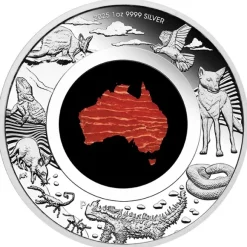 Great Southern Land - Snakeskin Jasper - 1 Unze Silber 2025