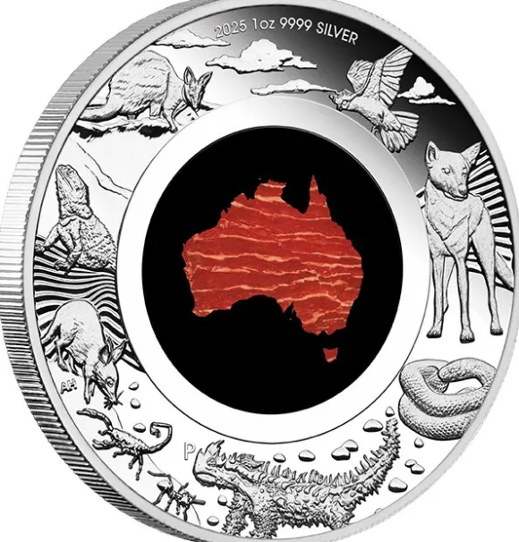 Great Southern Land - Snakeskin Jasper - 1 Unze Silber 2025