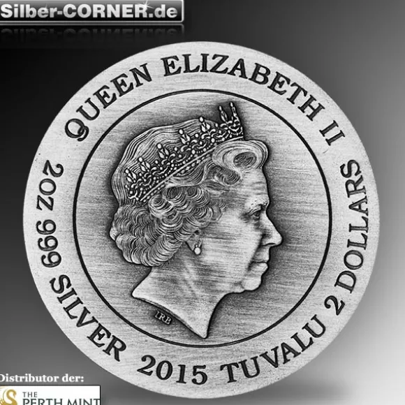 Göttinnen des Olymp - Hera- 2 Oz Silber High Relief 2015*