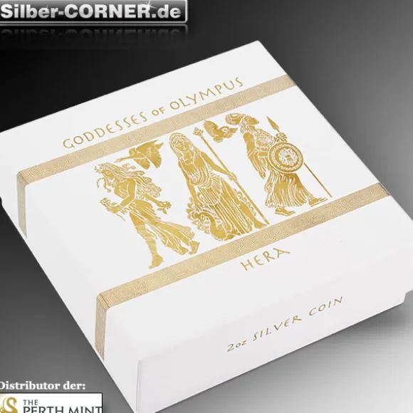 Göttinnen des Olymp - Hera- 2 Oz Silber High Relief 2015*