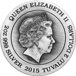 Göttinnen des Olymp - Hera- 2 Oz Silber High Relief 2015*
