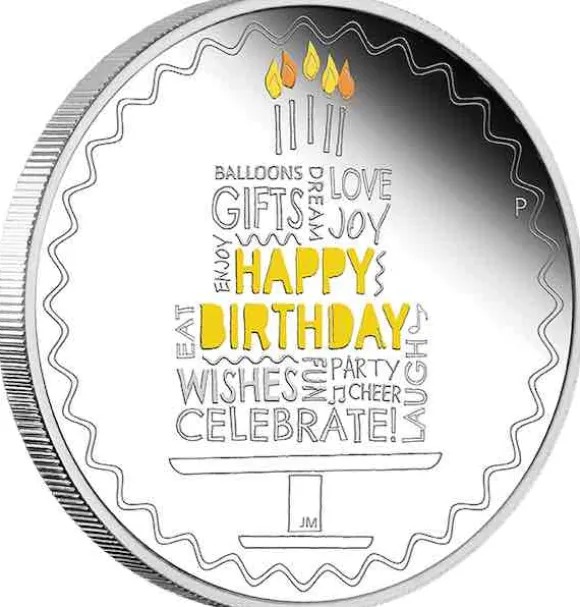 Happy Birthday 1 Oz Silber Proof 2021 +Box +Zertifikat*