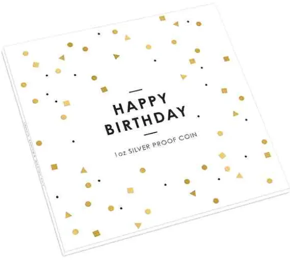 Happy Birthday 1 Oz Silber Proof 2021 +Box +Zertifikat*