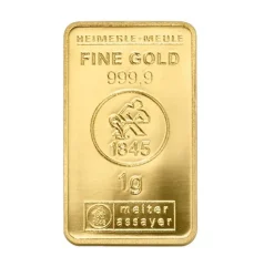 Heimerle +. Meule 1 Gramm Goldbarren