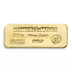 Heimerle + Meule 50 Gramm Goldbarren Sargform
