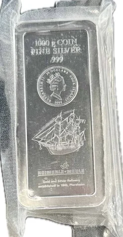 Heimerle + Meule 1 Kg Silber Münzbarren 30 CID*