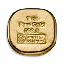 Heimerle + Meule 1 Oz Goldbarren gegossen