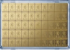 Heimerle + Meule 50 x 1 GrammCombiBar Goldtafelbarren
