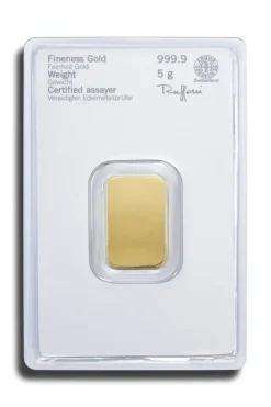 Heraeus 5 Gramm Goldbarren