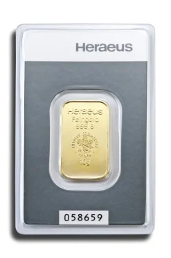 Heraeus 10 Gramm Goldbarren
